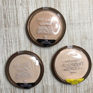 Wet N Wild Color Icon Bronzer SET OF 3 NEW